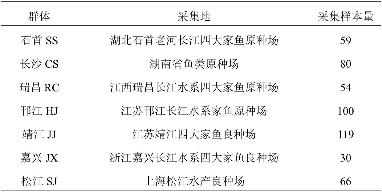 An SNP Marker associated with the growth of grass carp in Hanjiang and Ruichang of the Yangtze river system