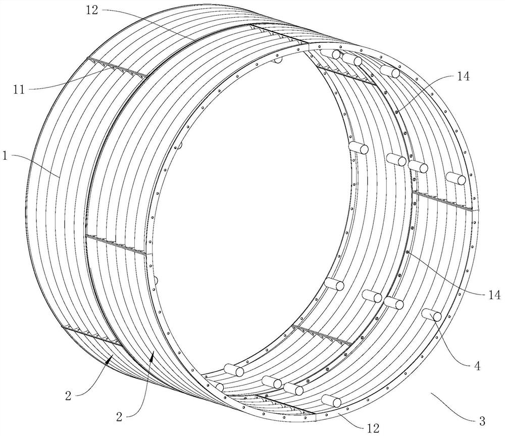 Corrugated steel pressure pipeline welding and sealing method