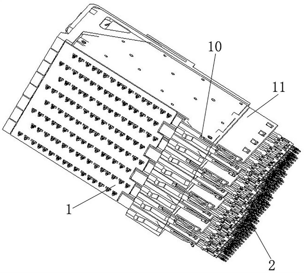 High-speed backboard connector