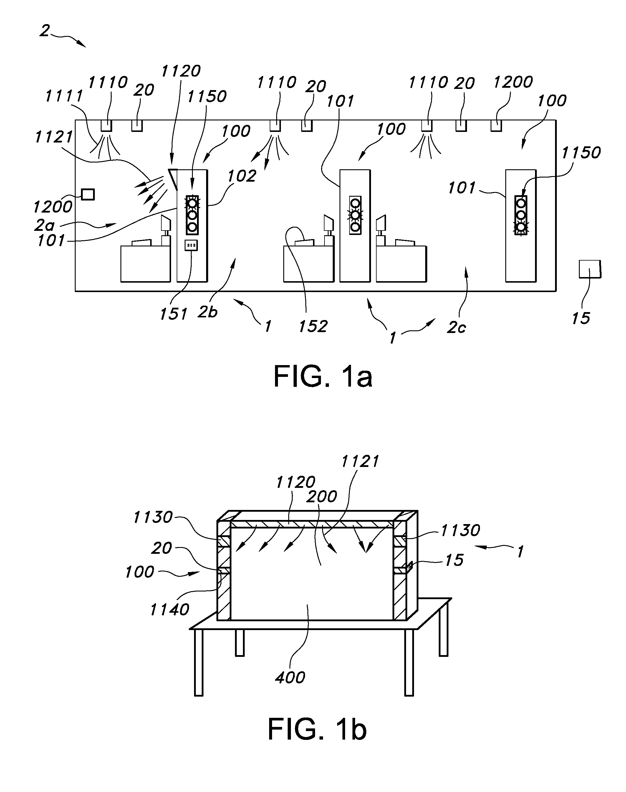 System comprising a sound attenuating panel