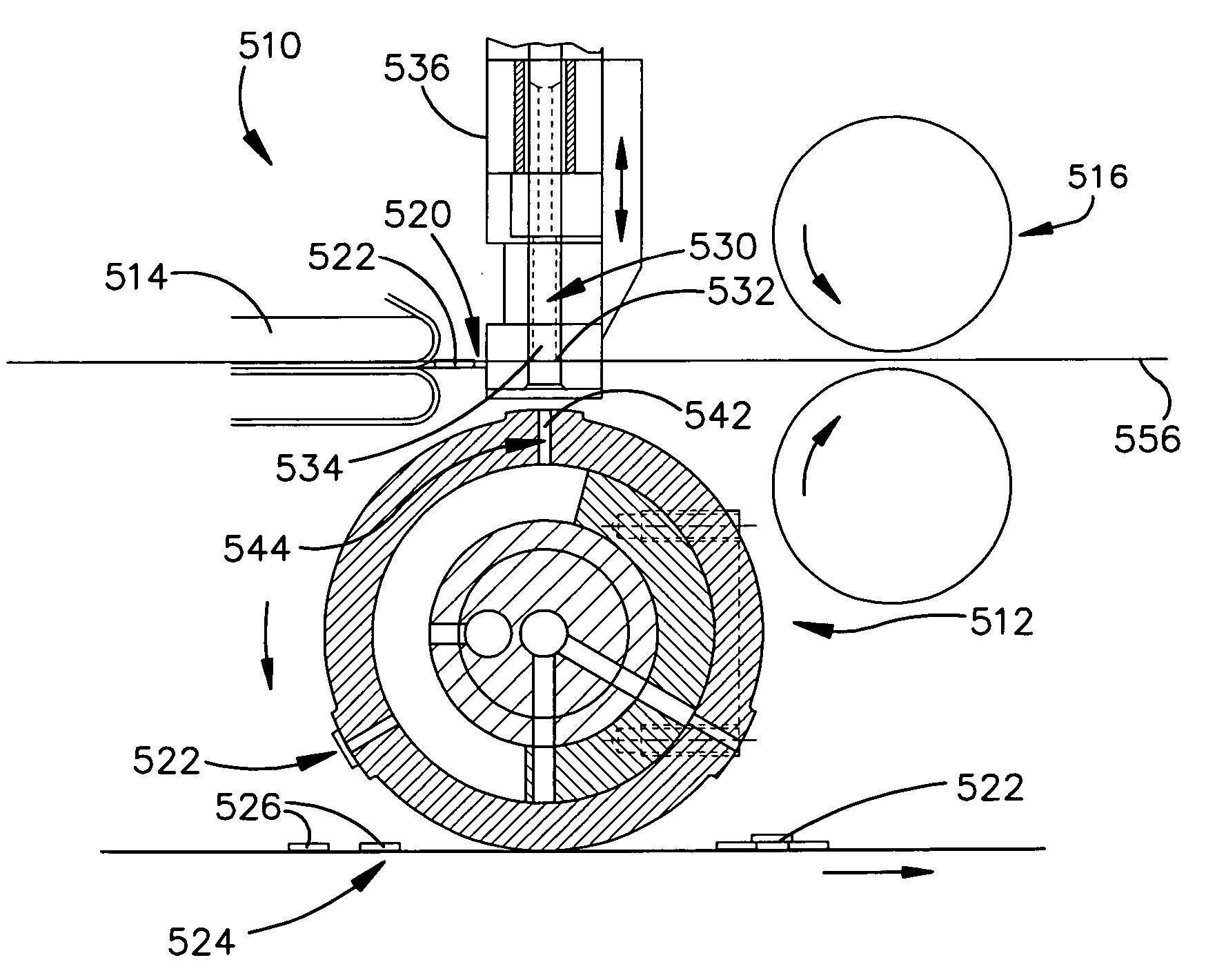 High-speed RFID circuit placement method and device