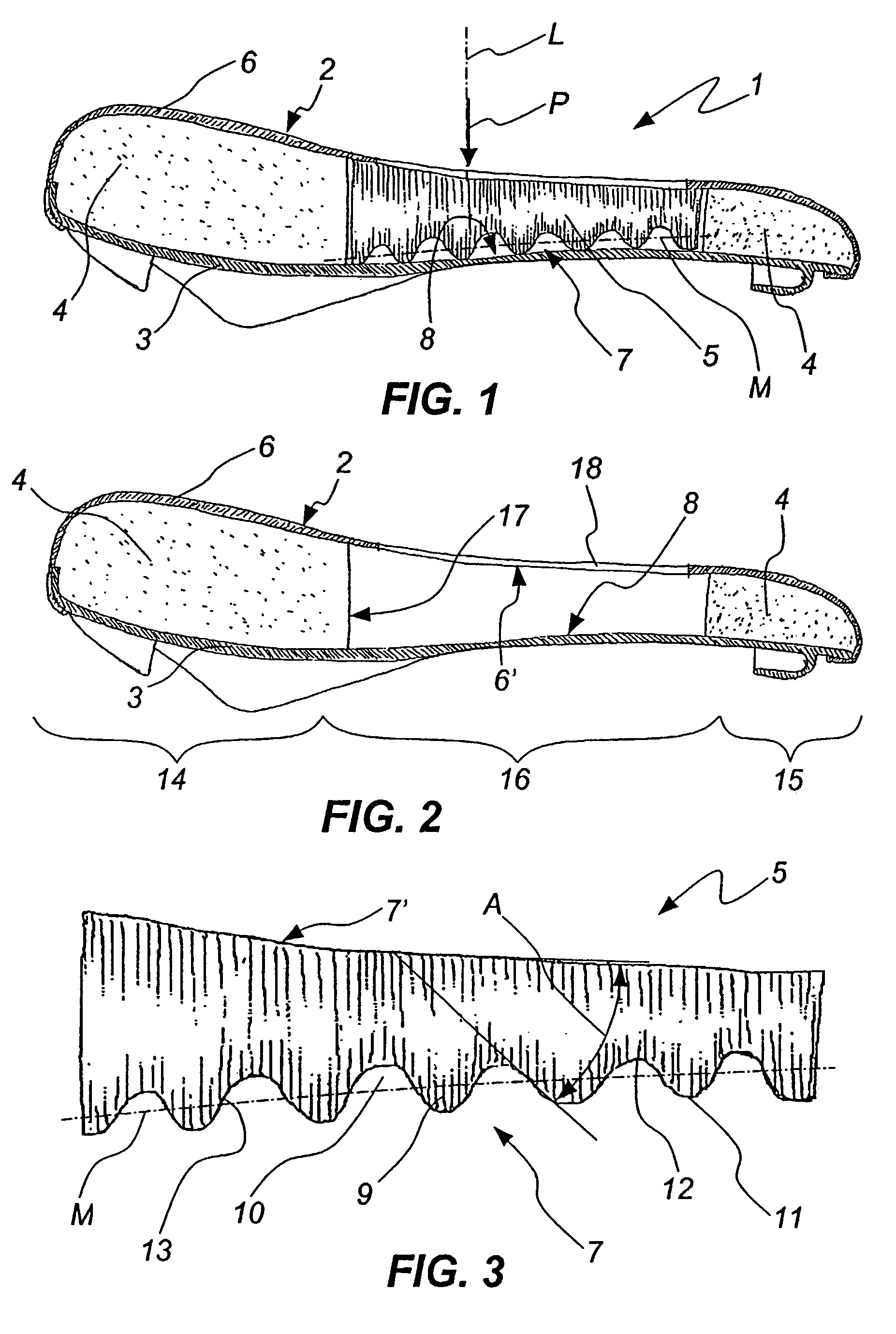 Viscoelastic support structure with improved energy absorption properties