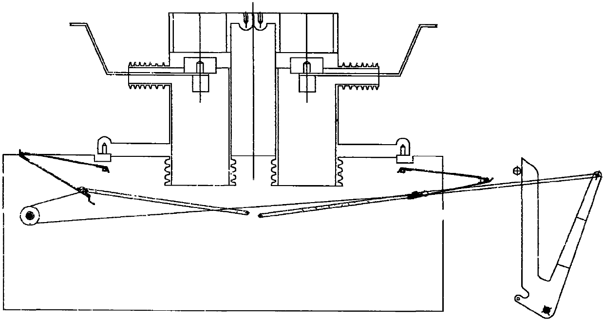 Switch cabinet valve mechanism