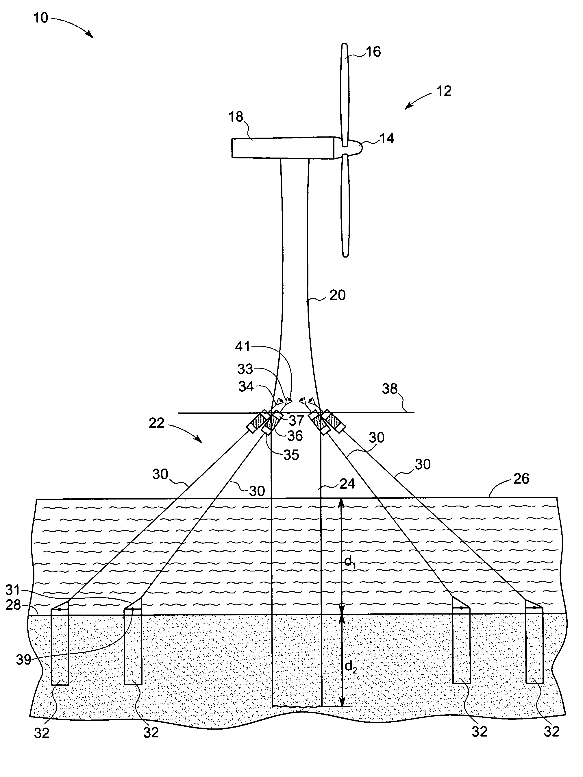 System and method for installing a wind turbine at an offshore location