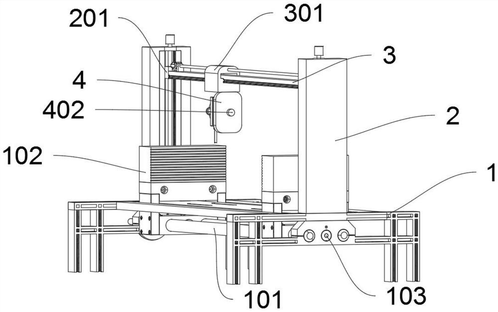 Location degree rapid detection device for machining