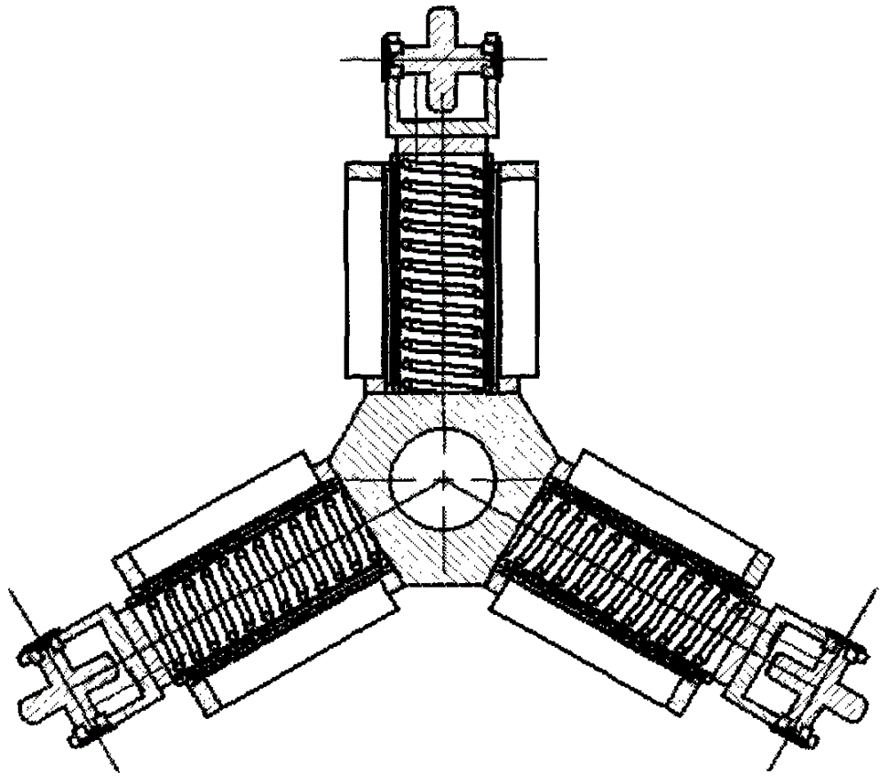 Compound drive pipeline robot