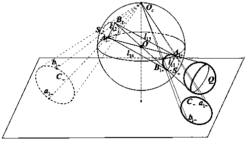 Method of calibrating parabolic catadioptric camera by use of single sphere and orthogonal vanishing point