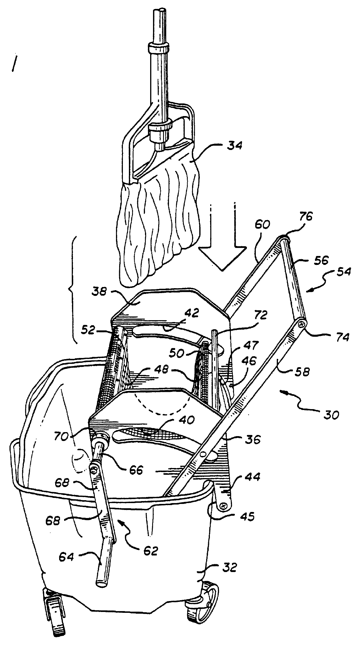Multiple purpose wringer and method of wringing articles