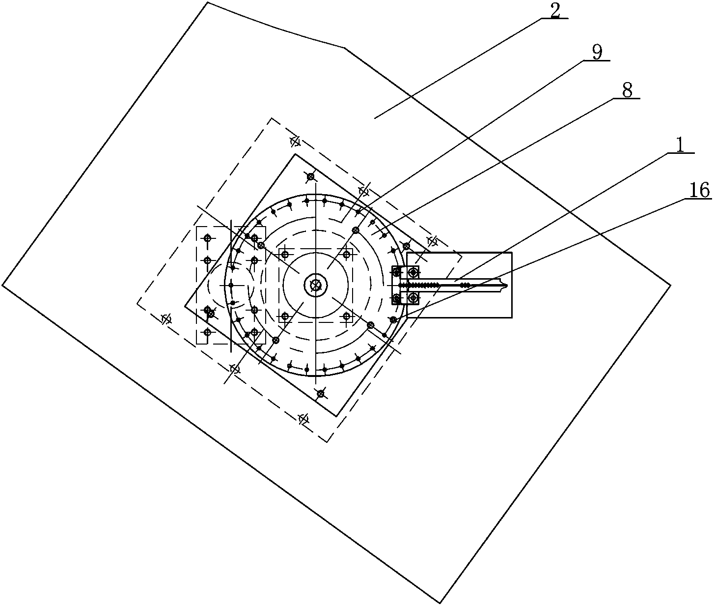 Rivet conveying mechanism of full-automatic rivet attaching machine