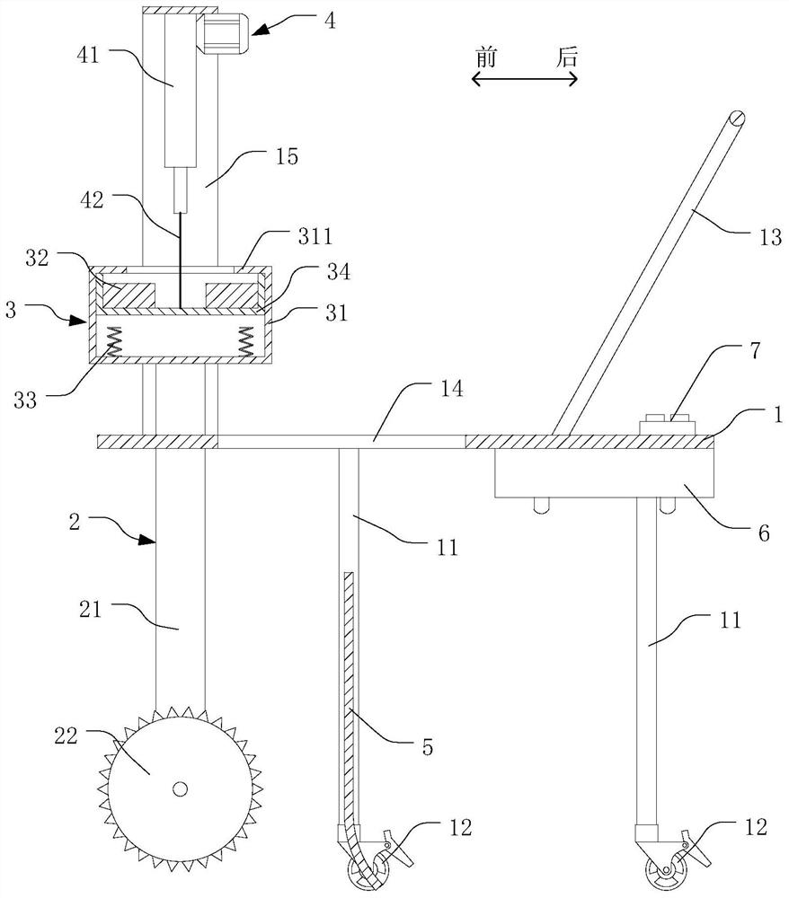 Concrete cutting device for highway construction