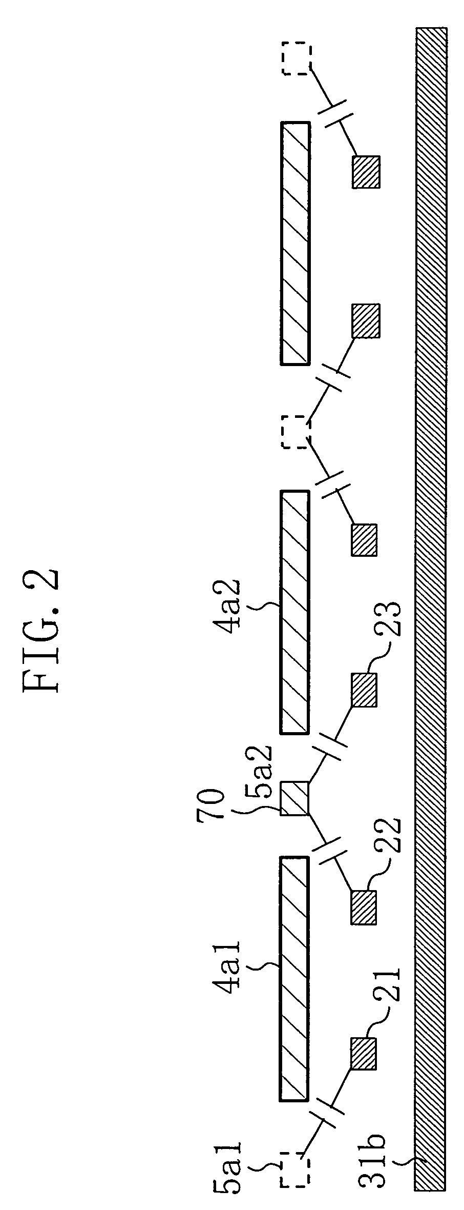 Semiconductor device having a layout configuration for minimizing crosstalk
