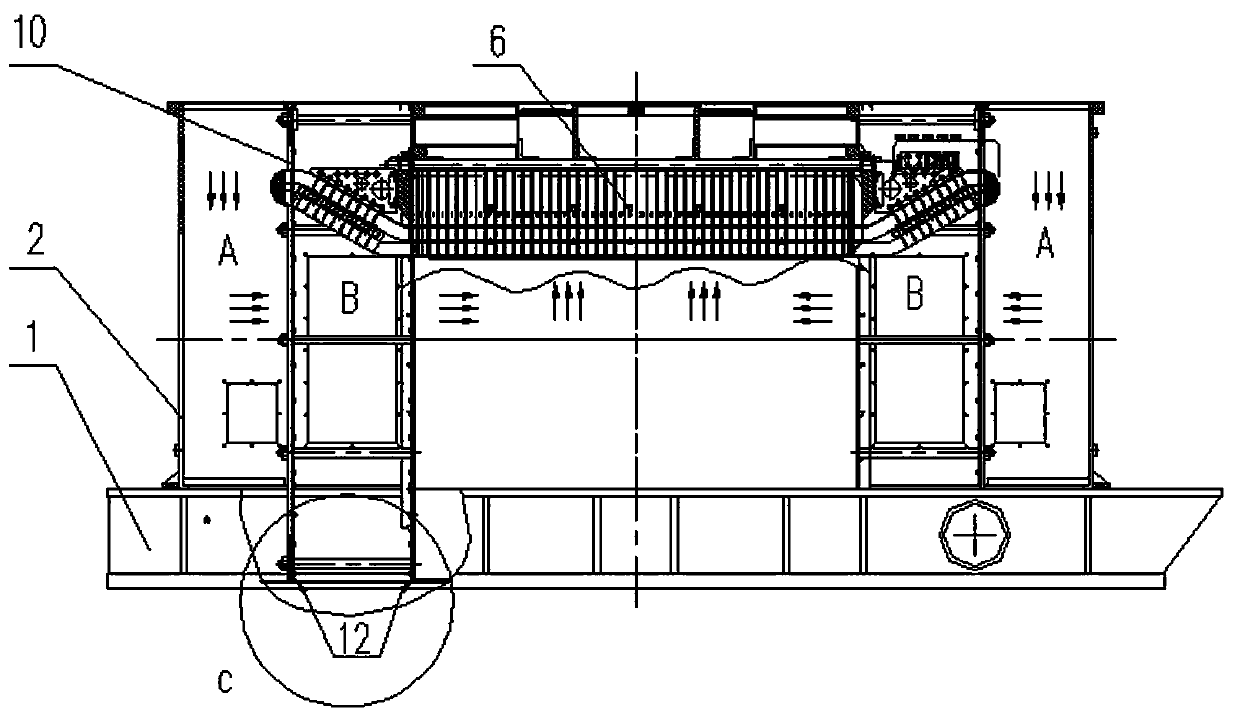 Large box-type variable-frequency variable-speed synchronous brushless excitation generator