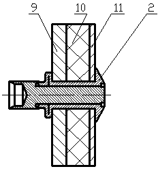 Punching and cutting rivet