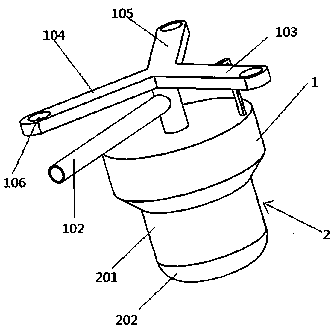 An explosion-proof and anti-static led sight lamp