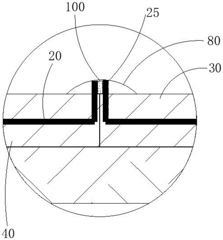 An integrated construction method of basement assembly cap and waterproof construction