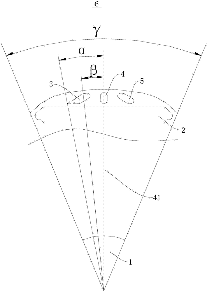 Rotor sheet, rotor iron core and motor