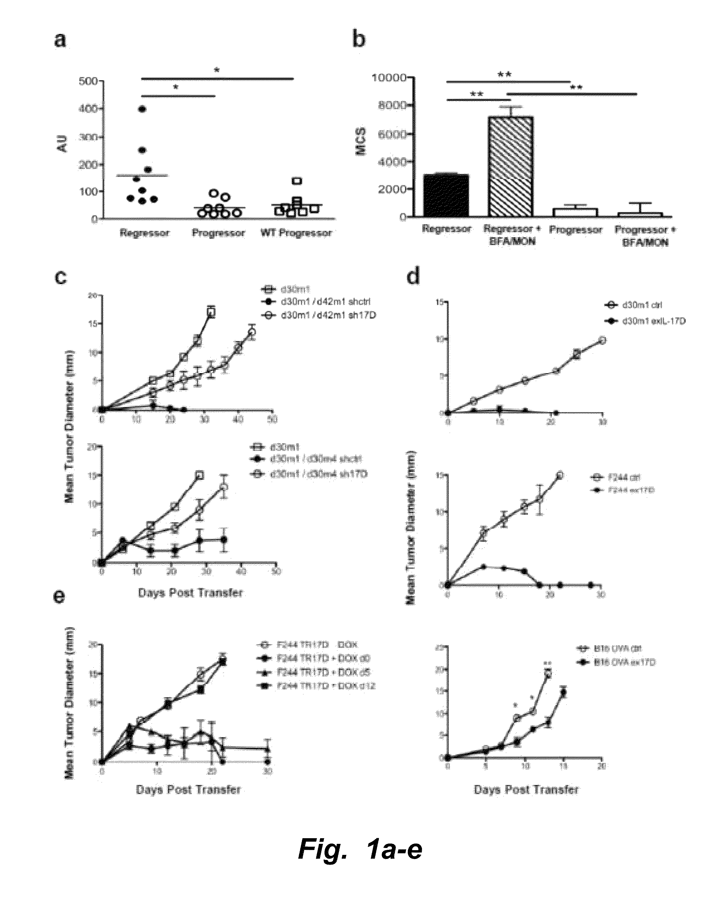 Use of IL-17D for the treatment and prevention of cancers