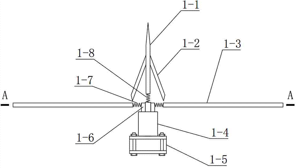 A mechanical bird repellent and its installation method