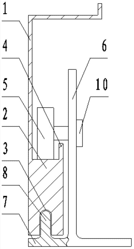 Anti-collision safety device for elevator landing door