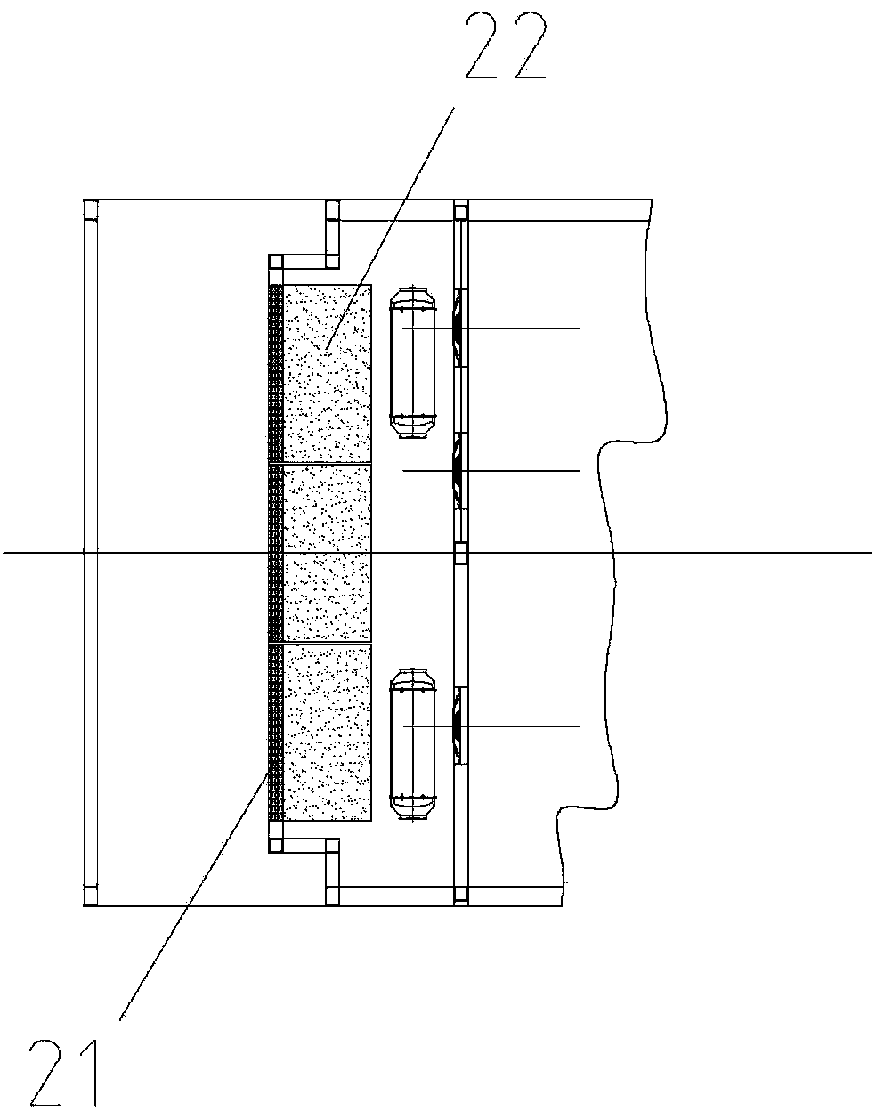 Full-sealed compartment used for conveying livestock and carrier vehicle provided with compartment