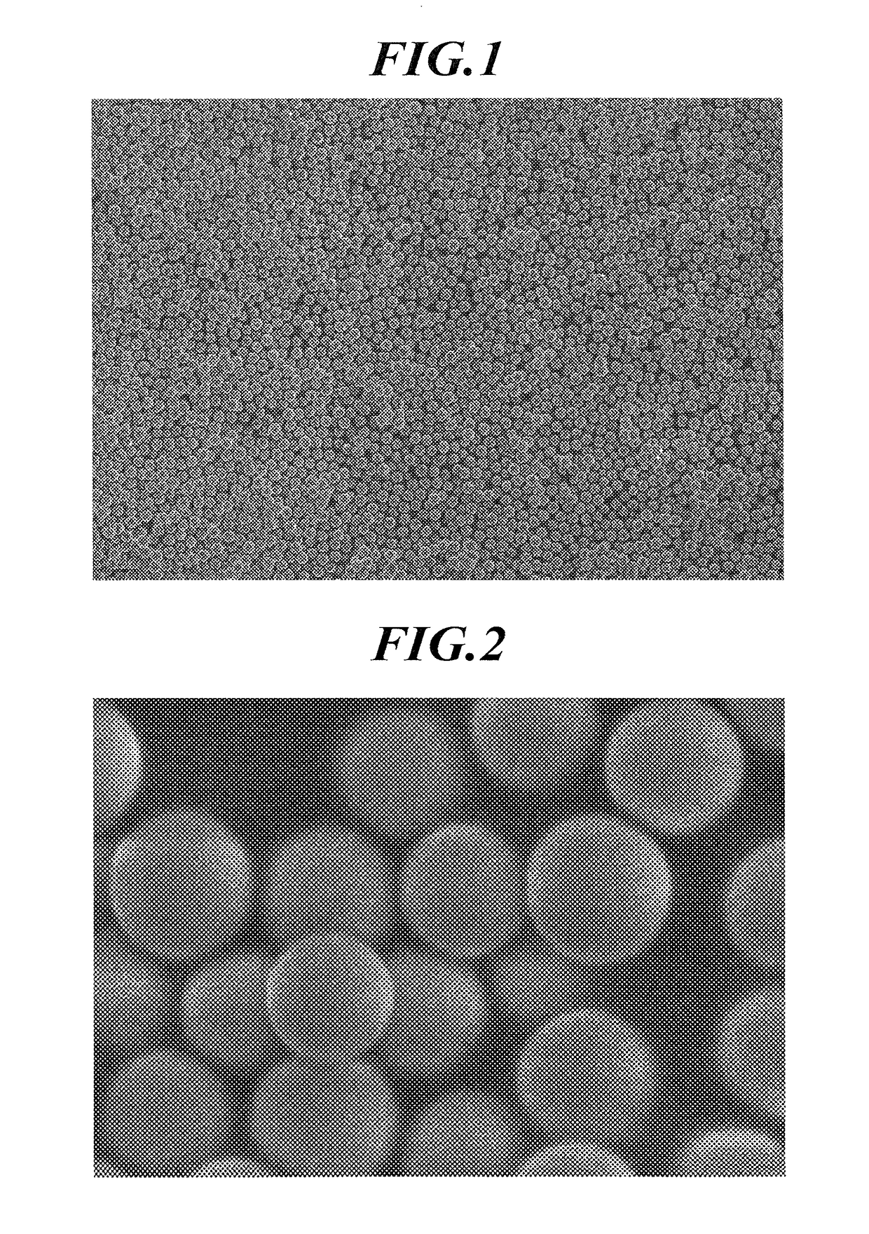 Polishing material particles, method for producing polishing material, and polishing processing method