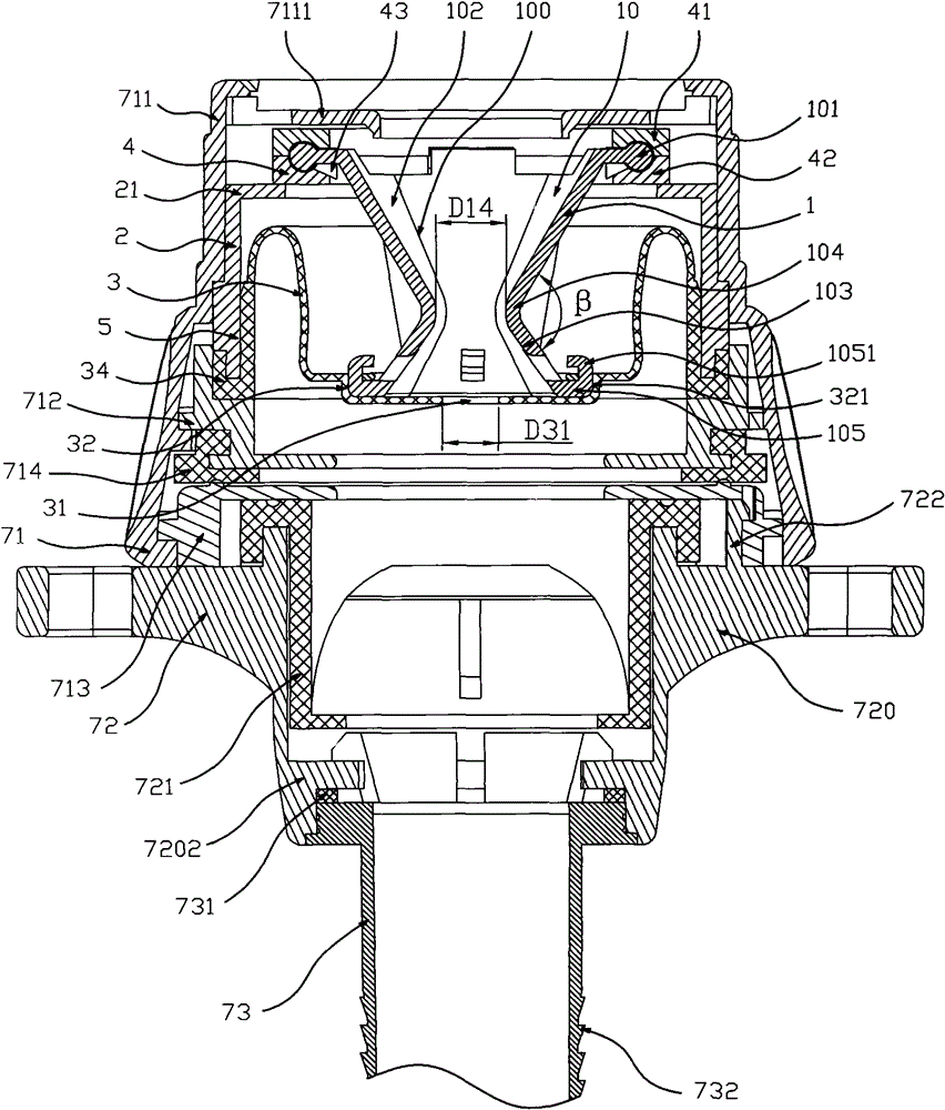 Radial universal sealing device for trocar and trocar