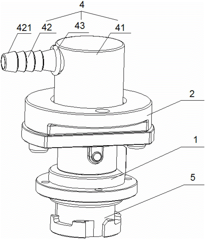Medical gas connector device