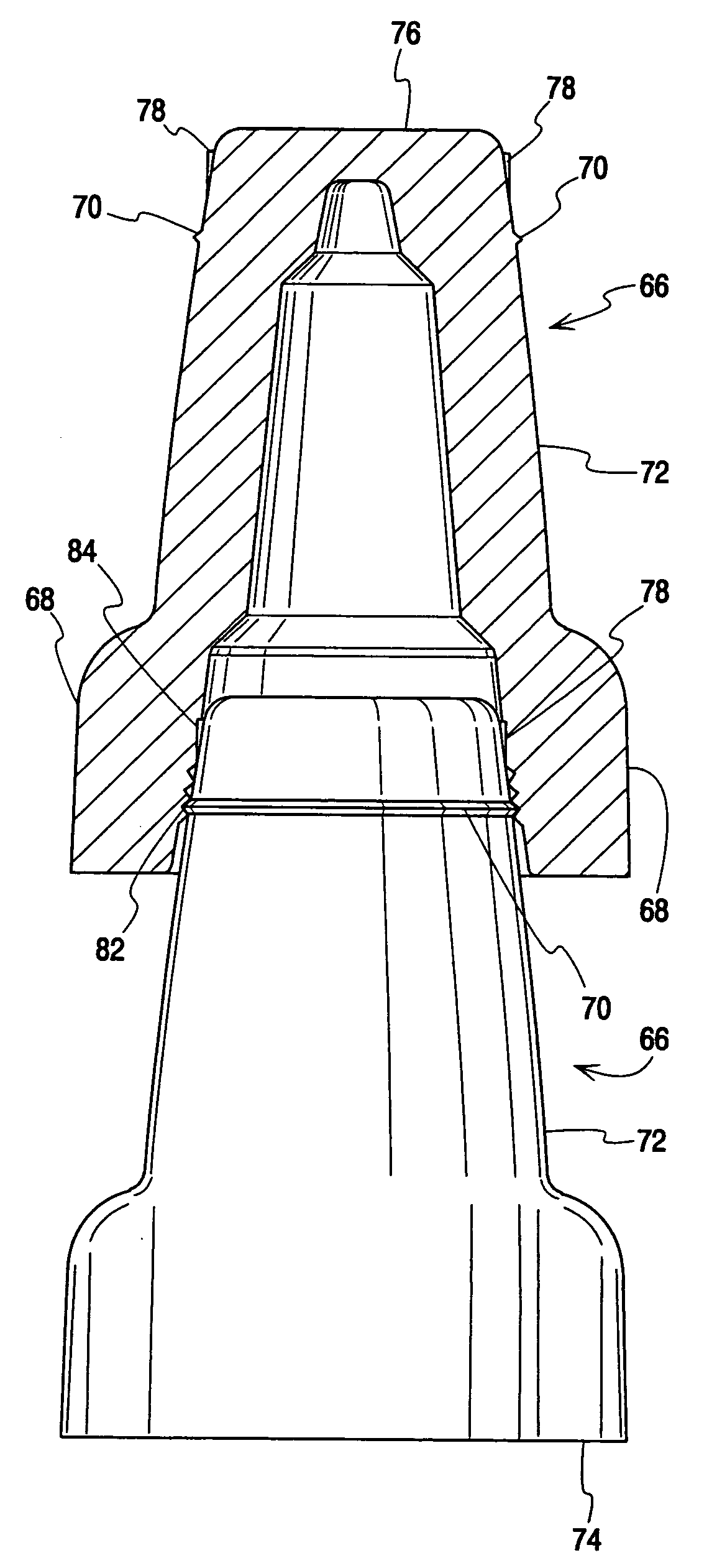 Twist-on wire connector applicator and interlocking wire connectors for use therewith