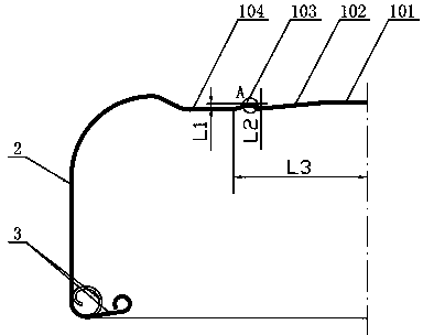 Claw type unscrewing cap with safety button structure