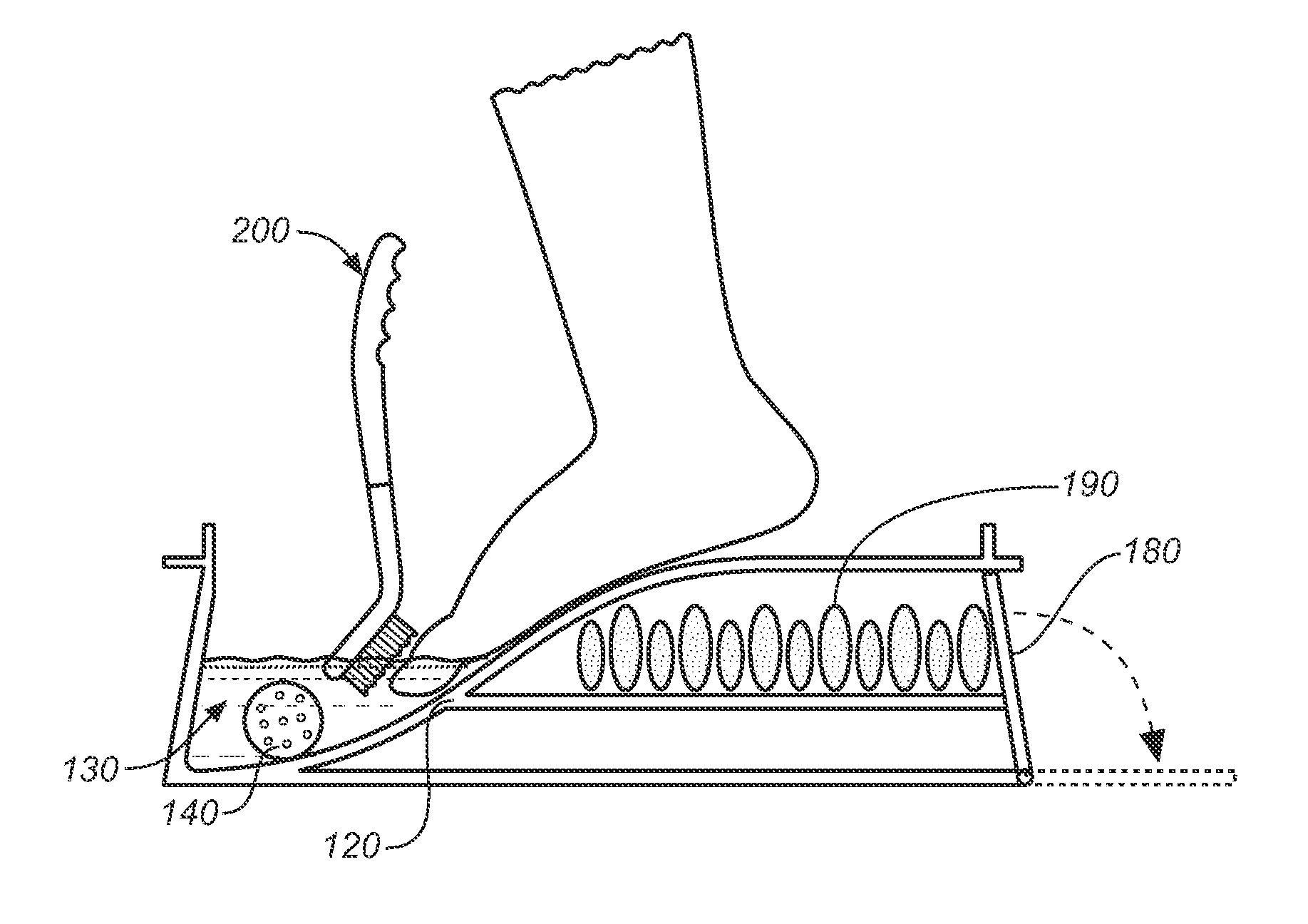 Method and apparatus for improving the appearance of nails affected by onychomycosis through the topical application of an aqueous solution containing boric acid and camphor or other terpenes