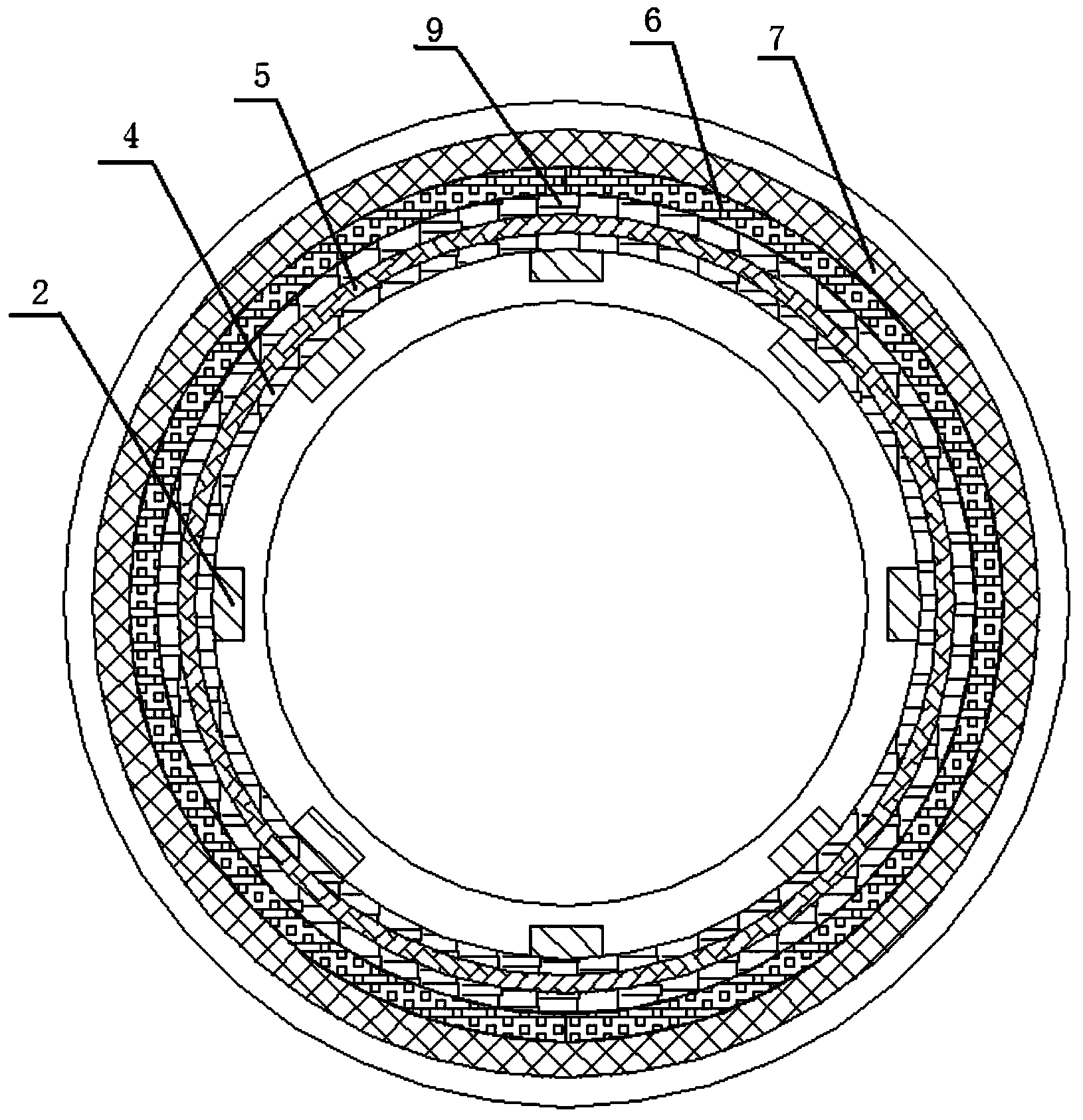 Composite pressure-resistant casing and molding method thereof