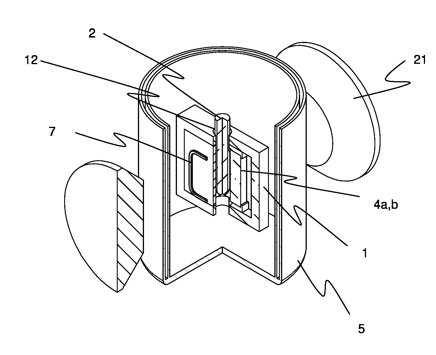 EPR Microwave Cavity for Small Magnet Airgaps