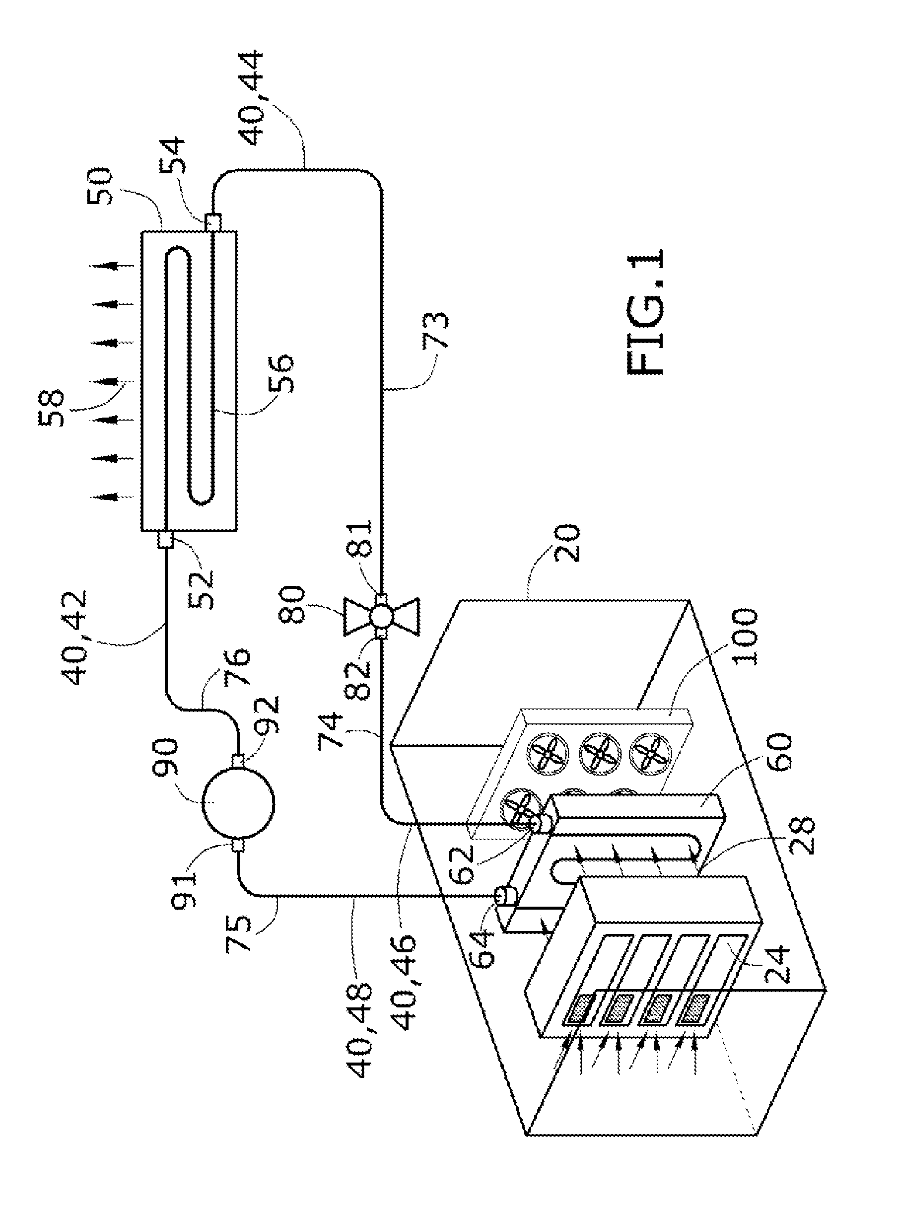 Computer cooling system and method for cooling
