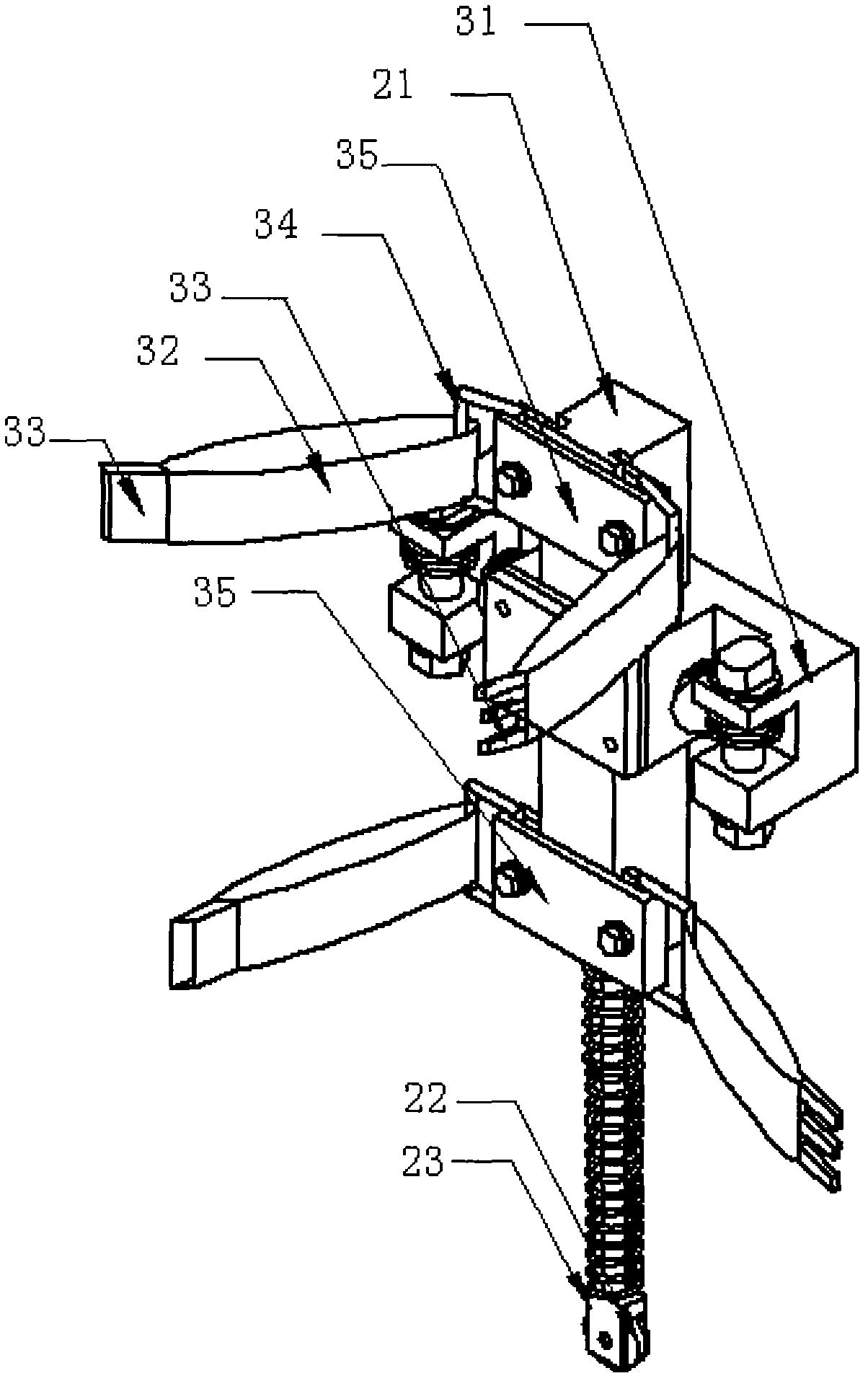 Automatic measurement device for treewalk growth