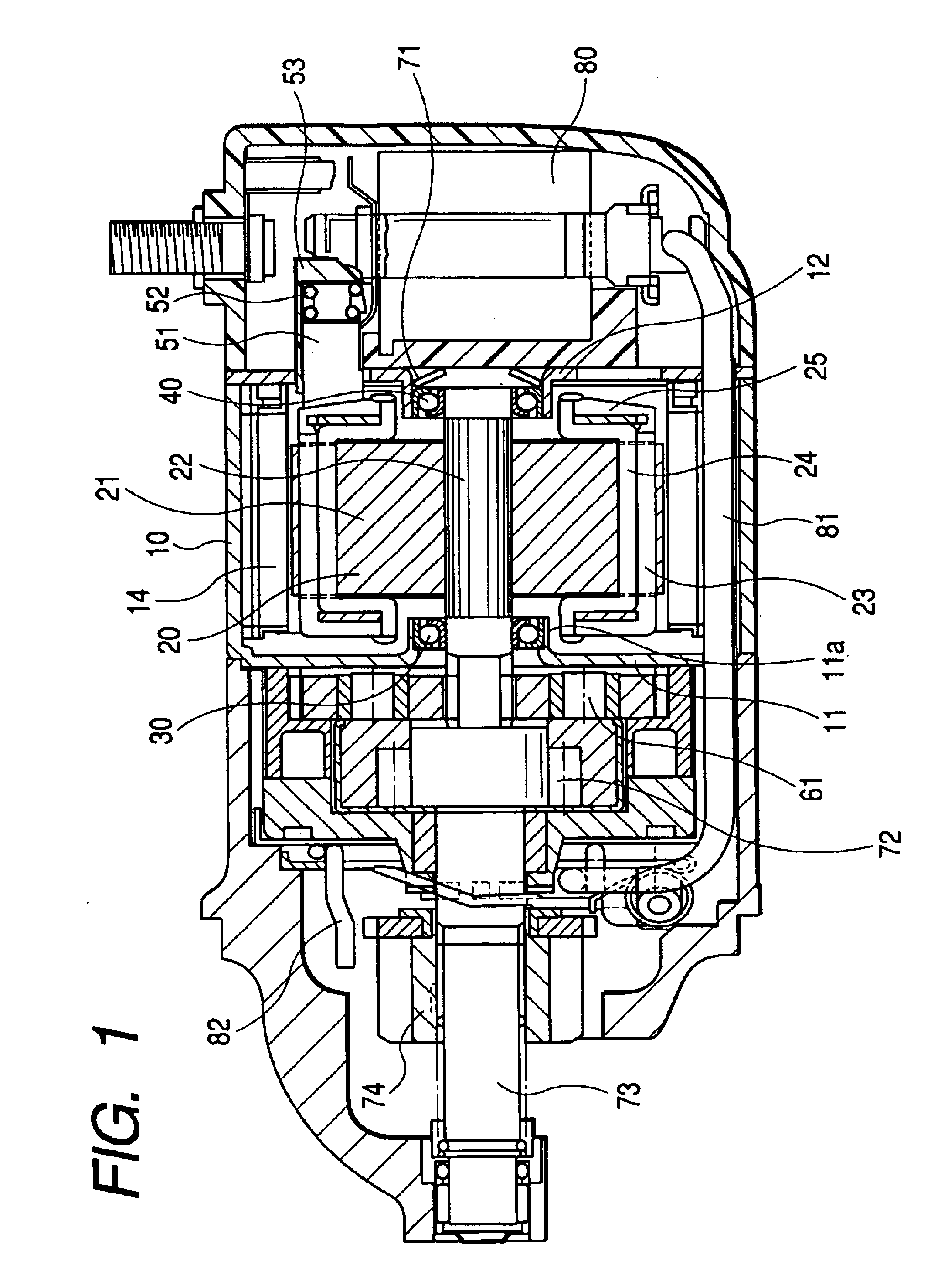 Armature support structure of starter for automotive engine