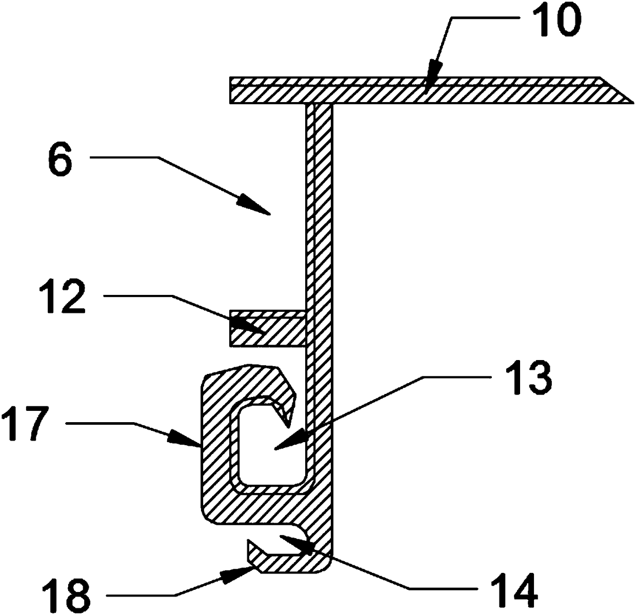 Waterproof connection structure for building deformation joint