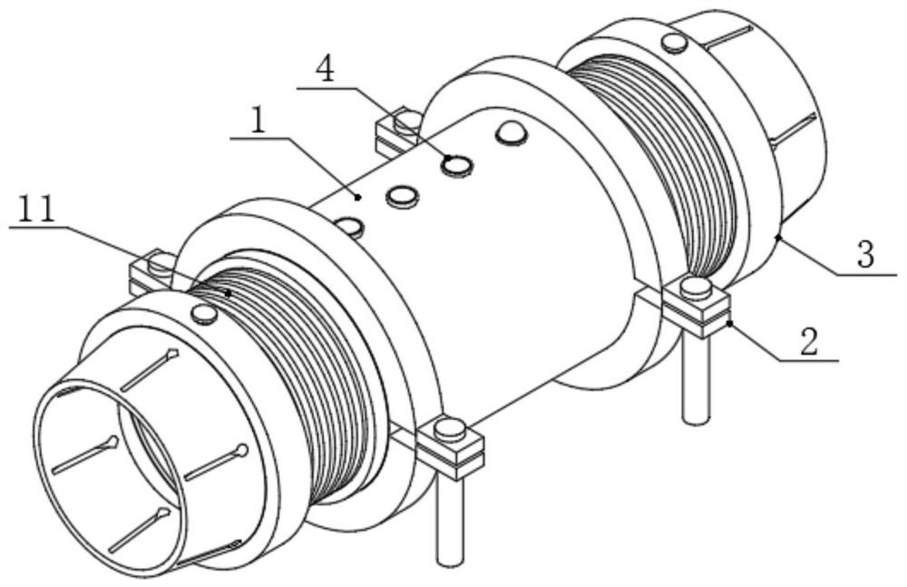 Anti-seismic replacement PE pipe