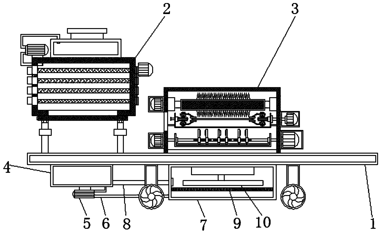 Easy hair plucking technology of animal fur and processing device thereof