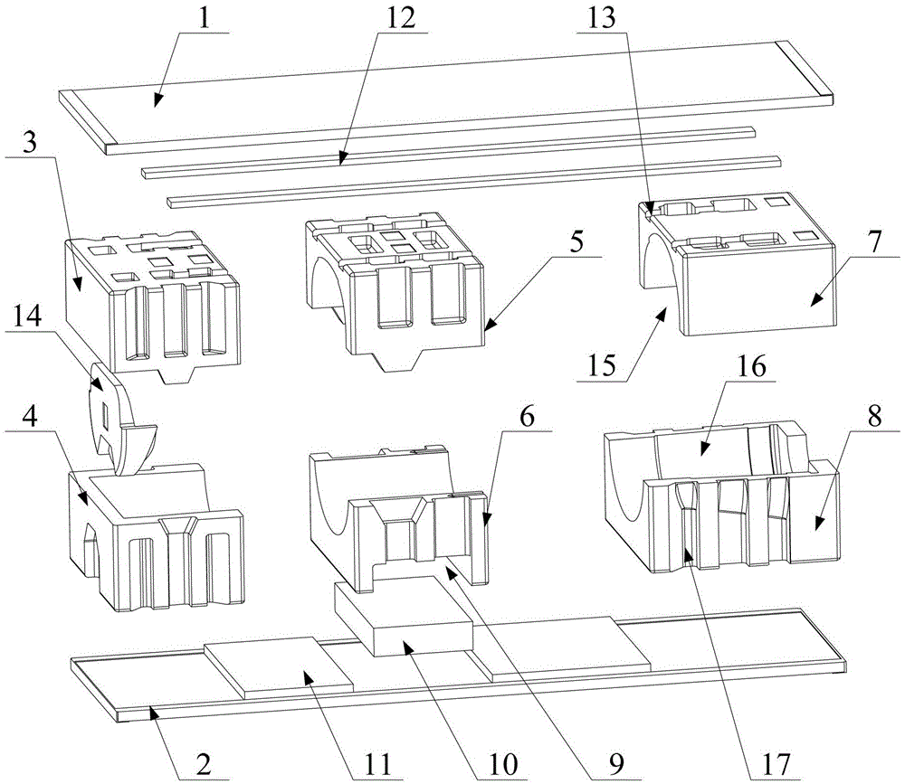 A packaging structure for a floor-standing air conditioner inner unit