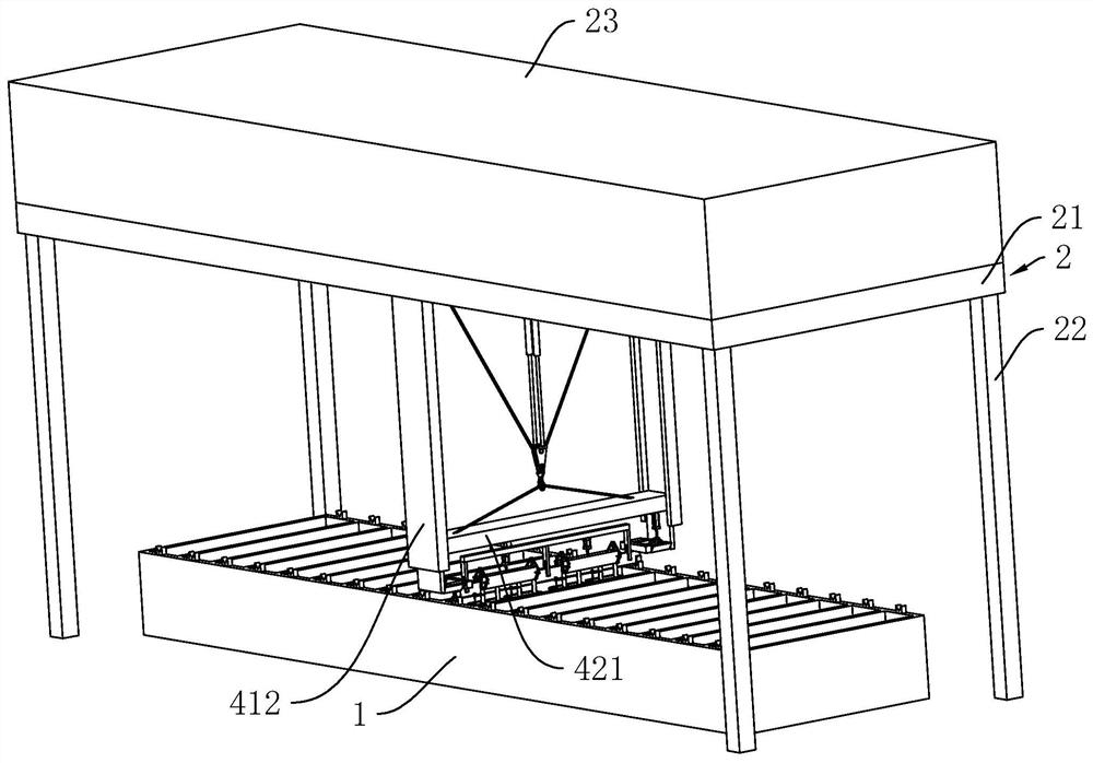 A high-efficiency galvanized rack plating production line and its process