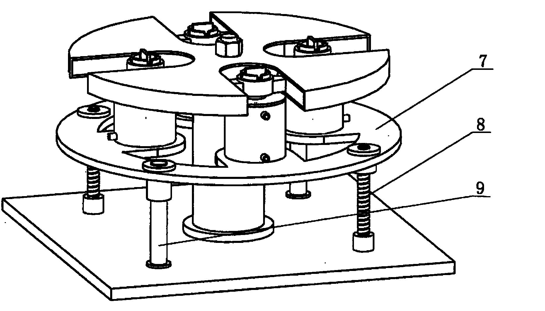 Device for automatically extracting biological component on the basis of electromagnetic propulsion grinding and centrifugal separation