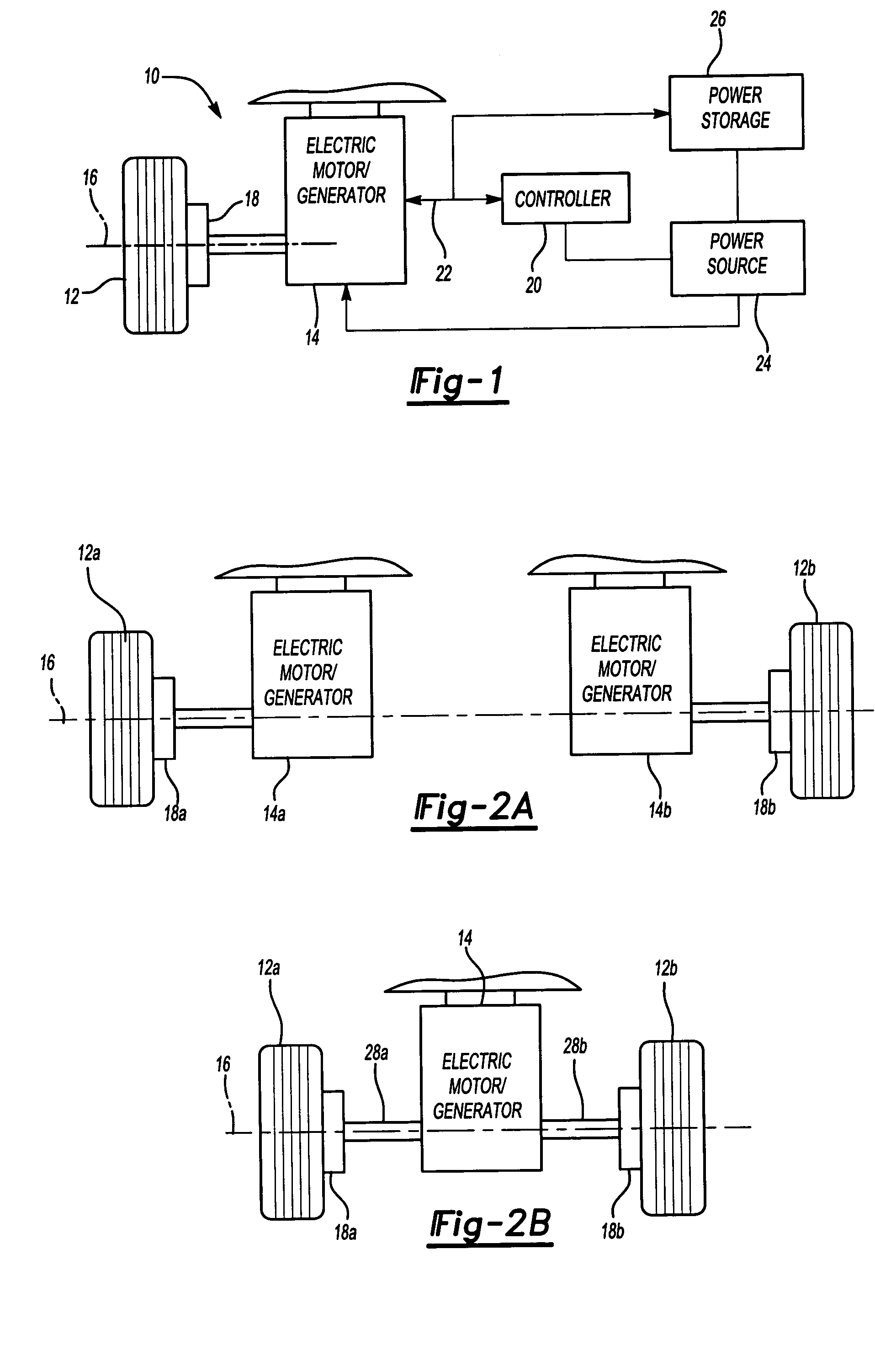 Electric motor and gear drive assembly for driving a vehicle wheel