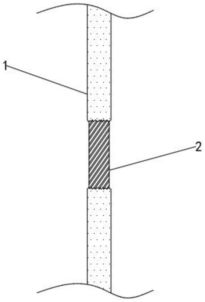 Cable insulation wire core repairing method