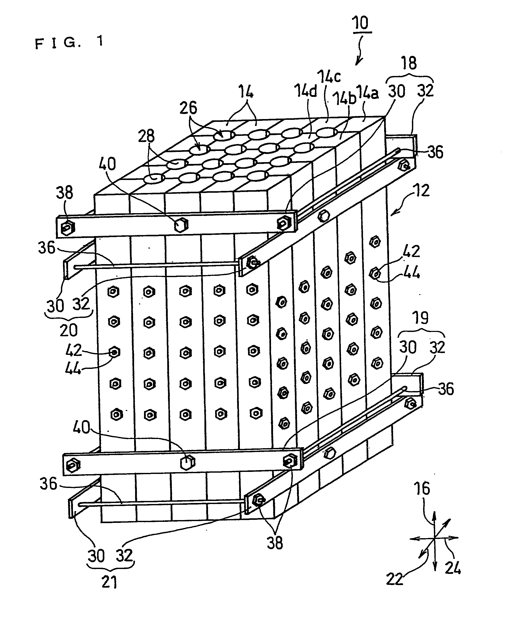 Mold for forming cast rods, casting apparatus, and production method of cast rods