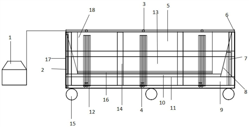 Simulation platform, experimental system and method for reservoir seepage detection experiment