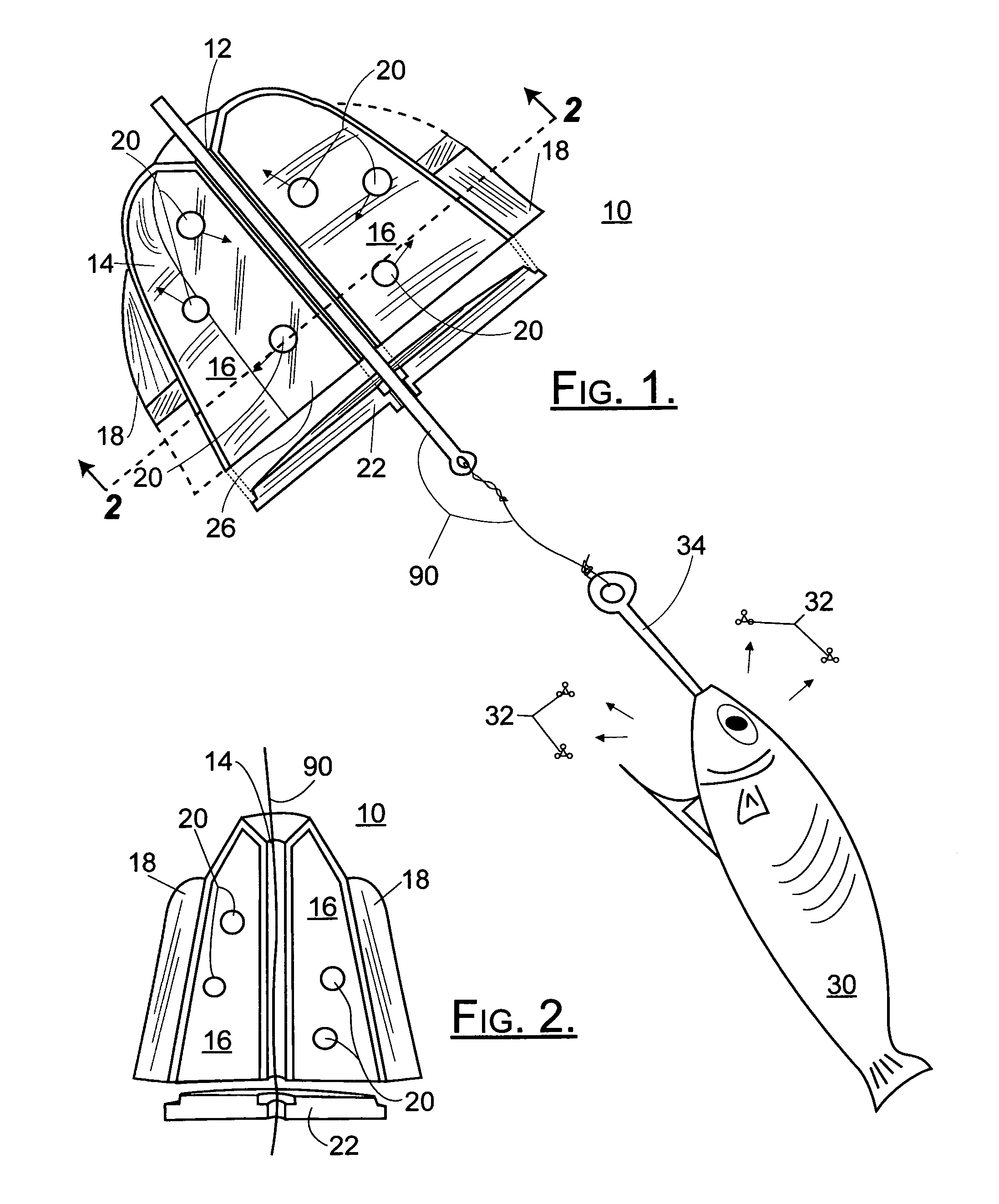 Fishing bait rig attachment apparatus with rotating rattle
