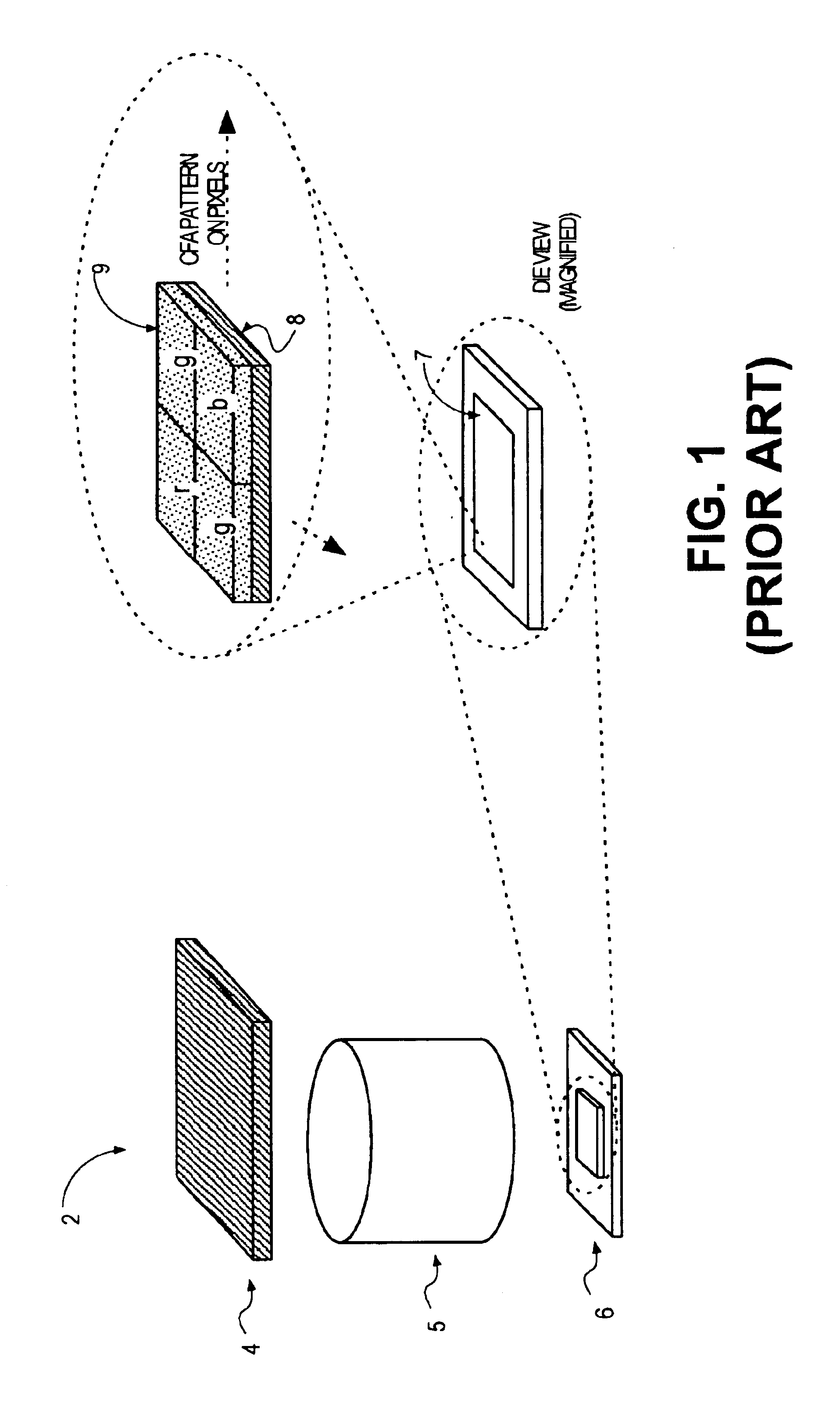 Method and apparatus for employing a light shield to modulate pixel color responsivity