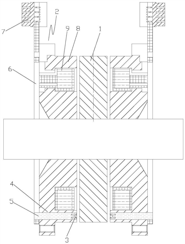 Magnetic suspension bearing, motor, compressor and air conditioner