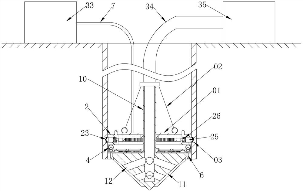 Device and method for sinking aid of steel pipe pile in hard sandy soil layer using high pressure water jet