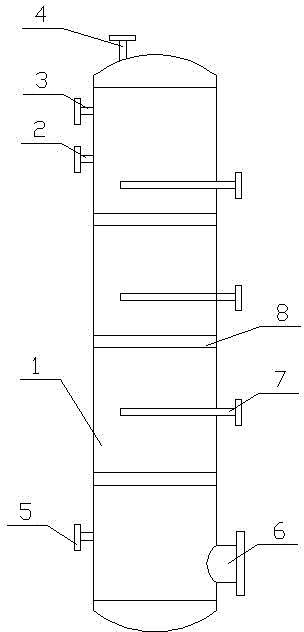 High pressure hydrolysis tower